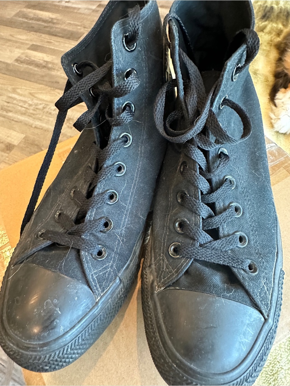 Converse Black High-Top Canvas Sneakers for Men